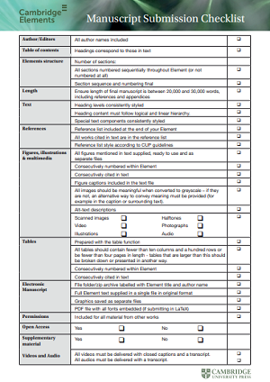 Manuscript Checklist PNG