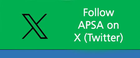 Follow APSA on Twitter banner