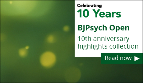 BJPsych Open 10th anniversary highlights collection