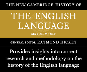 series image of New Cambridge History of English Language, general editor