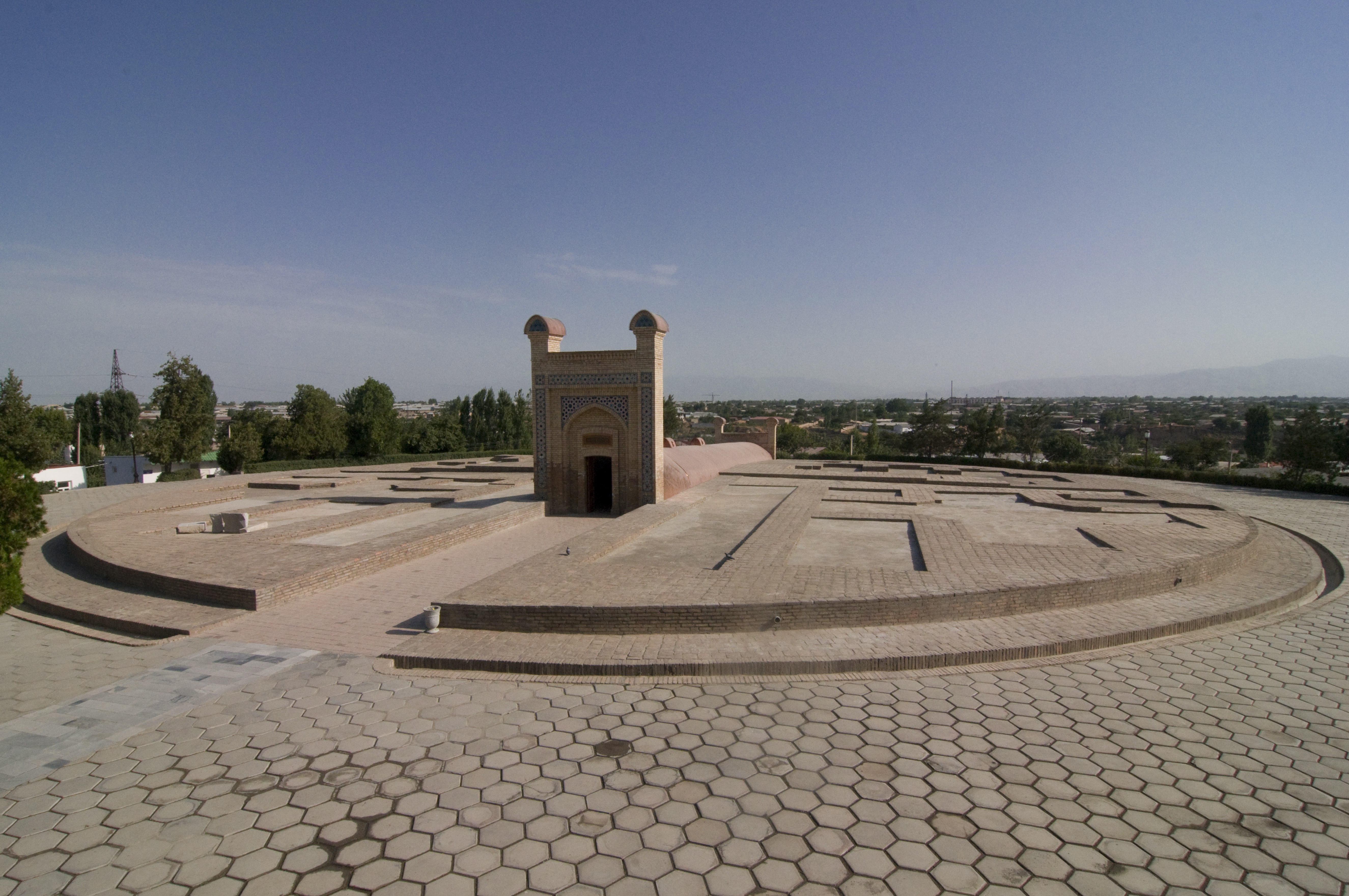 The Ulugh Beg observatory sextant, Samarkand
