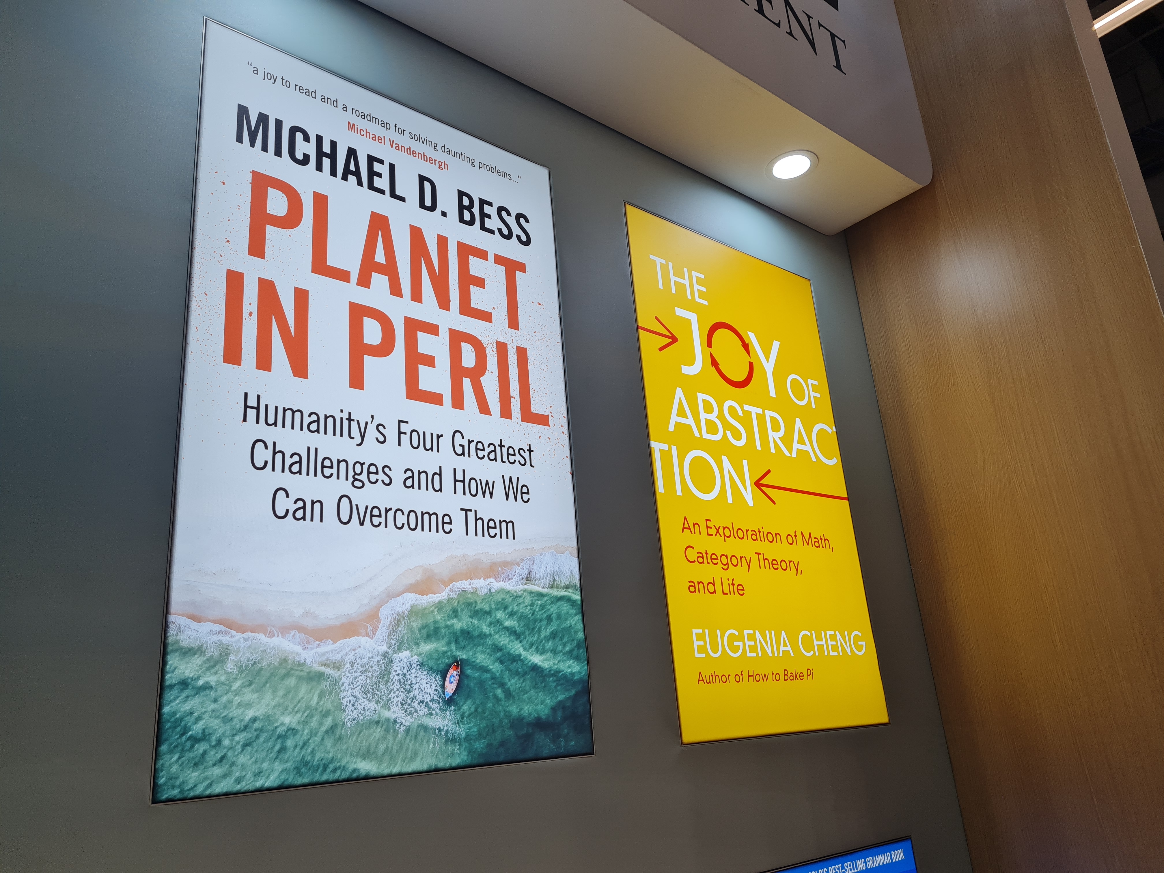 Cambridge University Press & Assessment book covers on display at Frankfurt Book Fair 2022