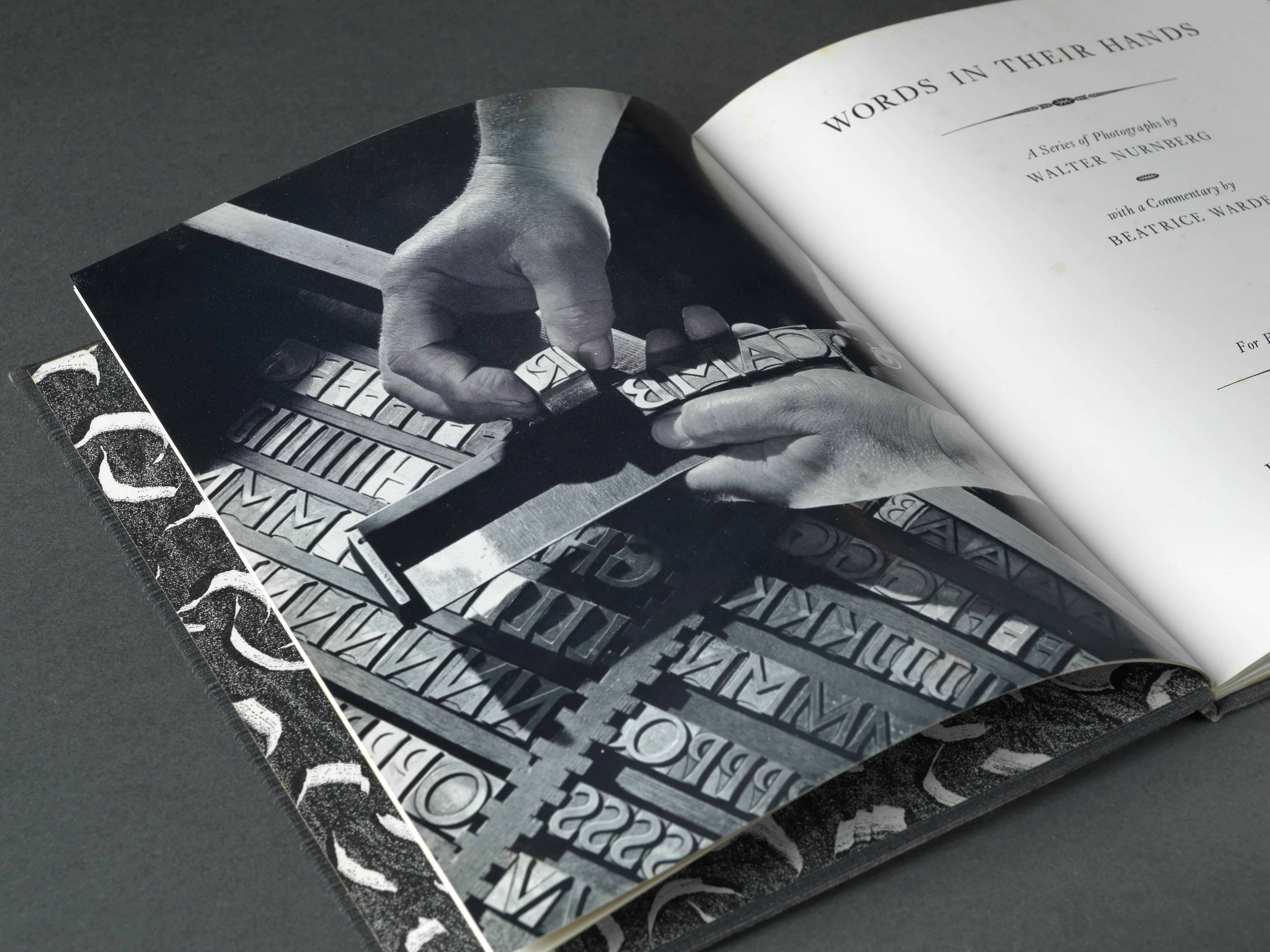 A page from Words in their Hands, one of the Cambridge Christmas Books