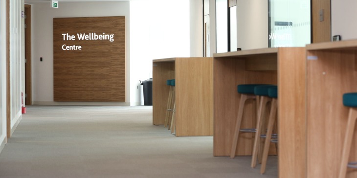 Wellbeing centre at the Triangle building in Cambridge