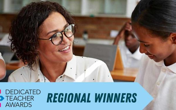 Dedicated Teacher Awards regional winners school photo