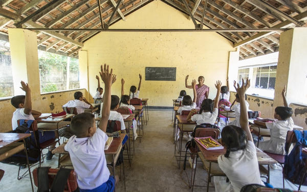 Classroom in Maldives