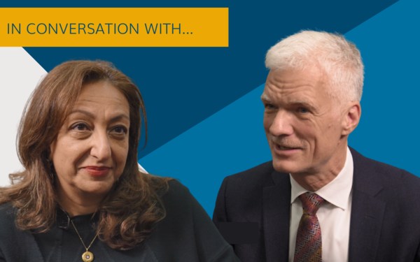 Dr Khalifa and Andreas Schleicher