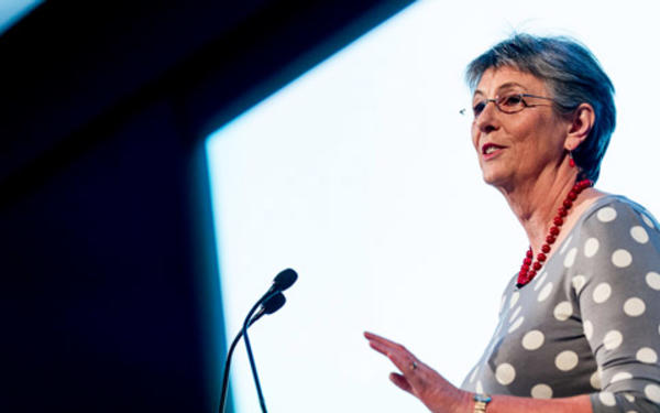 Lynne McClure speaks