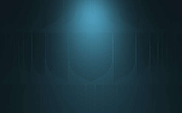 Cambridge shield pattern on dark Cambridge blue background with a spotlight shining from above.