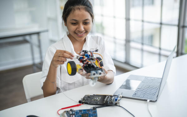 A Learner using technology
