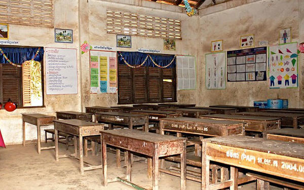 Empty classroom