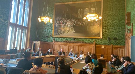 Picture of a policy conference at the UK parliament