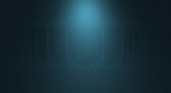 Cambridge shield pattern on dark Cambridge blue background with a spotlight shining from above.