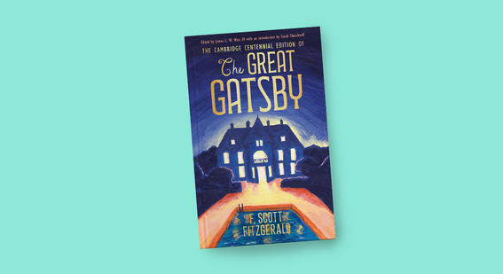 The Great Gatsby book jacket