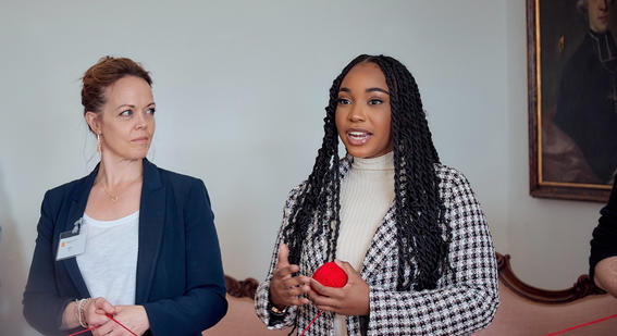 Jann Mann (Left), Precious Olisaokafor (Right)
